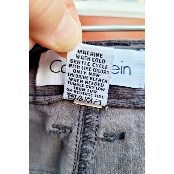 HP Calvin Klein Micro Corduroy, Slim Fit, Front Insert Pockets Men's Pants - Picture 8 of 11